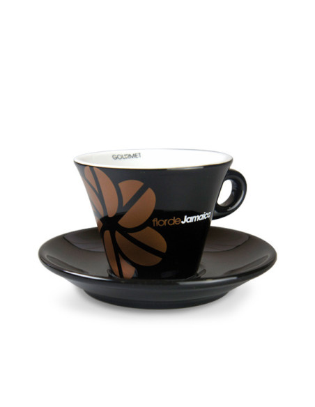 Taza y plato Gourmet - Leche