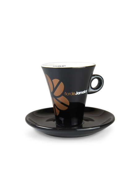 Taza y plato Gourmet - Cortado