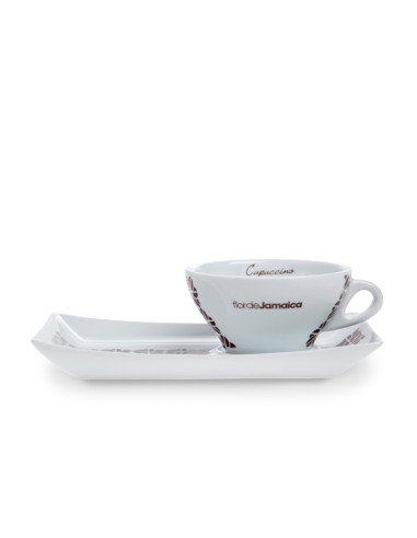 Plato con taza Capuccino