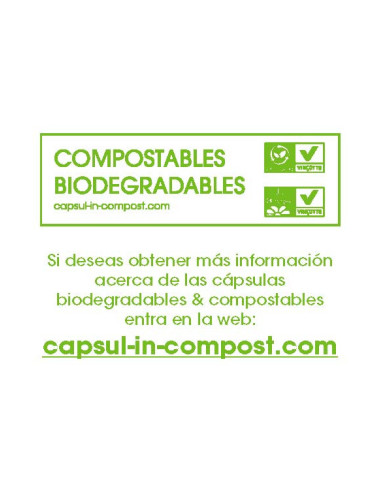 Cápsulas Gourmet compostables - Estuche 10...