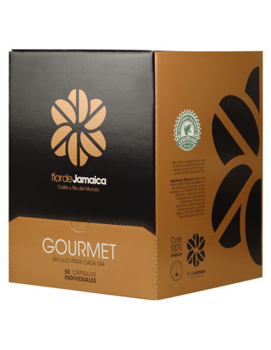 Caja 50 Cápsulas Gourmet cerrada