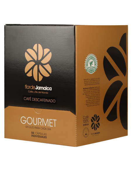 Caja 50 Cápsulas Individuales Gourmet descafeinado