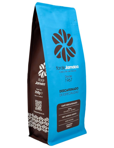 Bolsa 250g de café Blend Descafeinado vista lateral